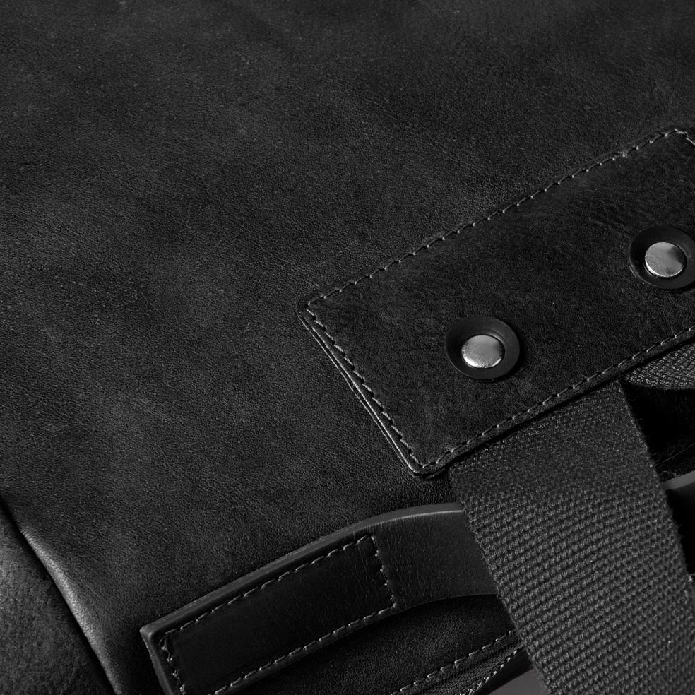 Hoy Mini Leather Backpack in Black