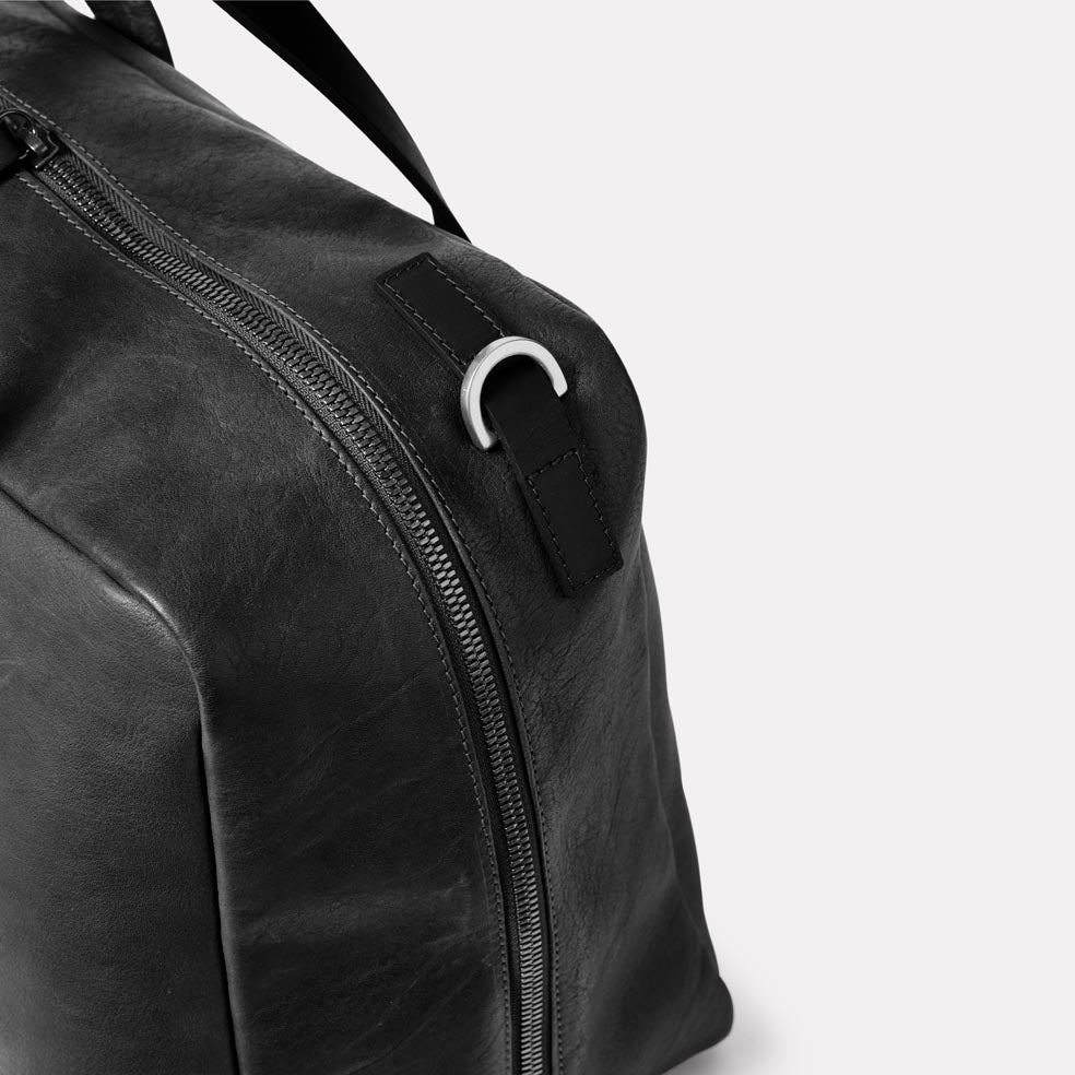 Jago Bowler Calvert Leather Bag in Black