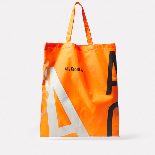 Hurst Packable Tote Bag in Orange