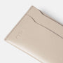 Pete Leather Card Holder in Grey Detail