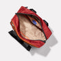 Bibi Bowler Nylon Bag in Rust Inside