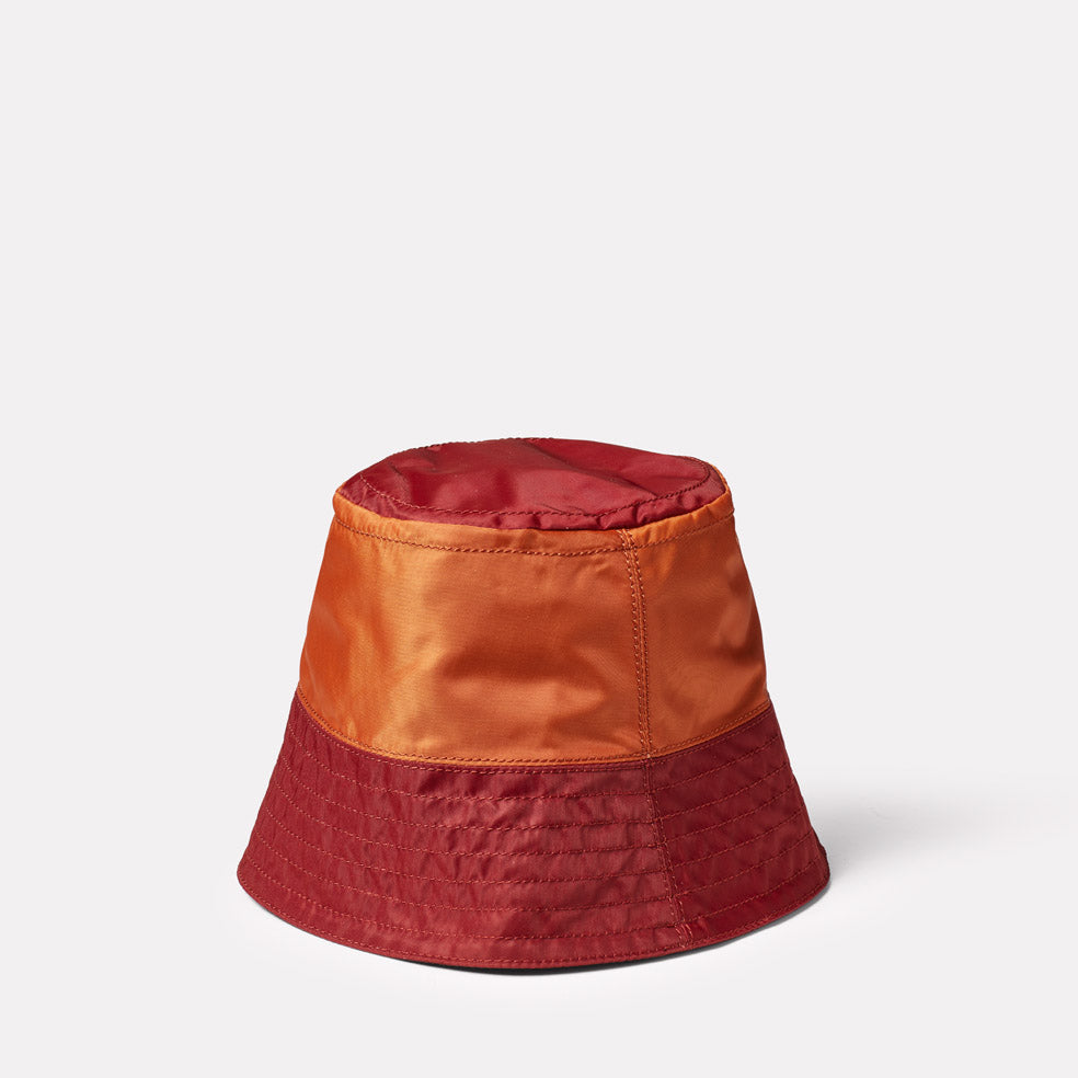 Bik Nylon Hat in Rust