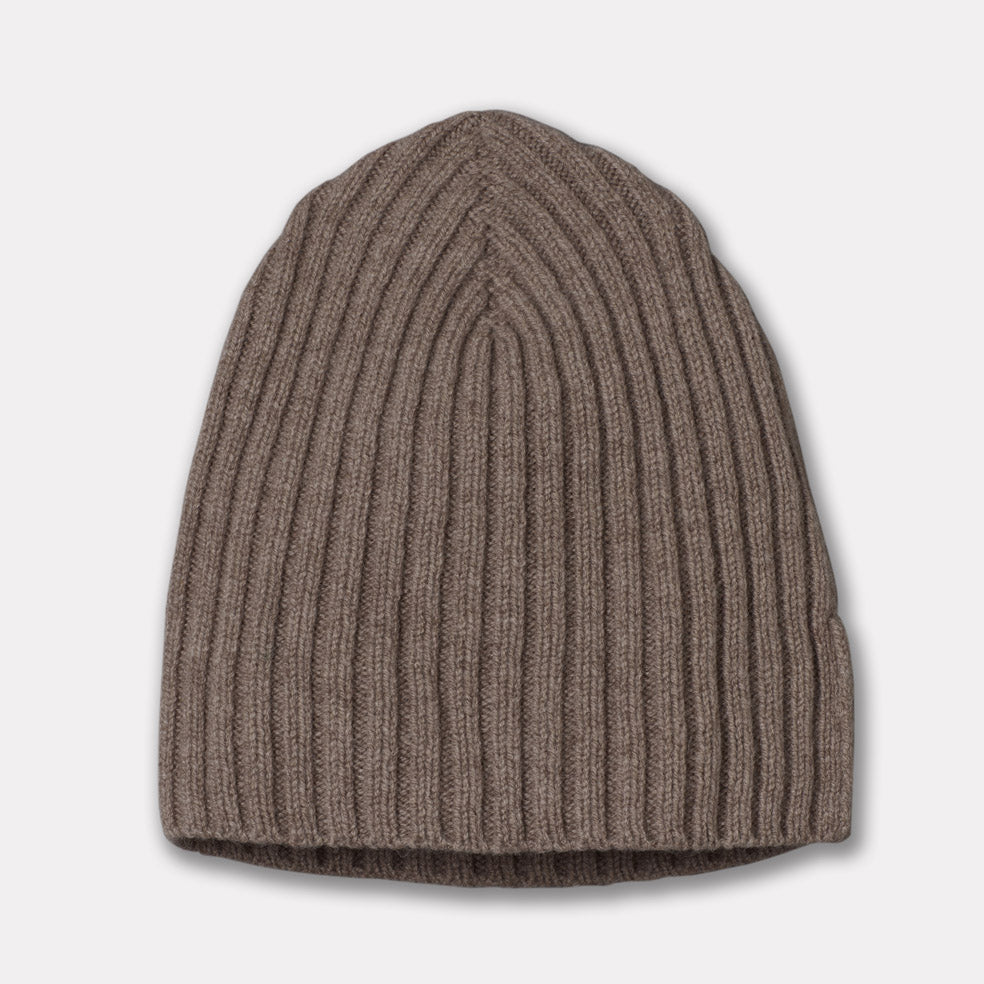Lambswool Hat in Brown