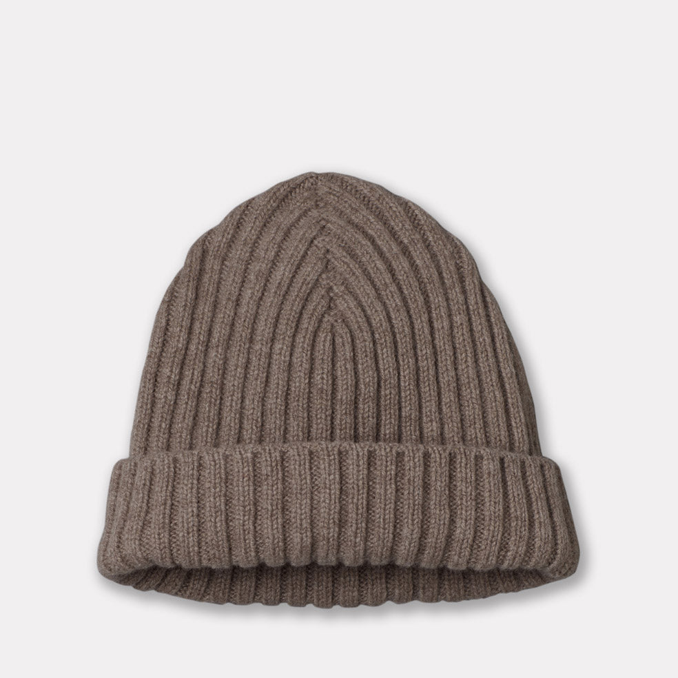Lambswool Hat in Brown