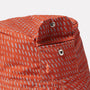 Bik Waxed Cotton Print Hat in Rust Detail