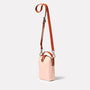 Hurley Calvert Leather Crossbody Bag in Light Pink Side