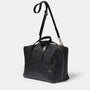 Jago Bowler Calvert Leather Bag in Black Angle
