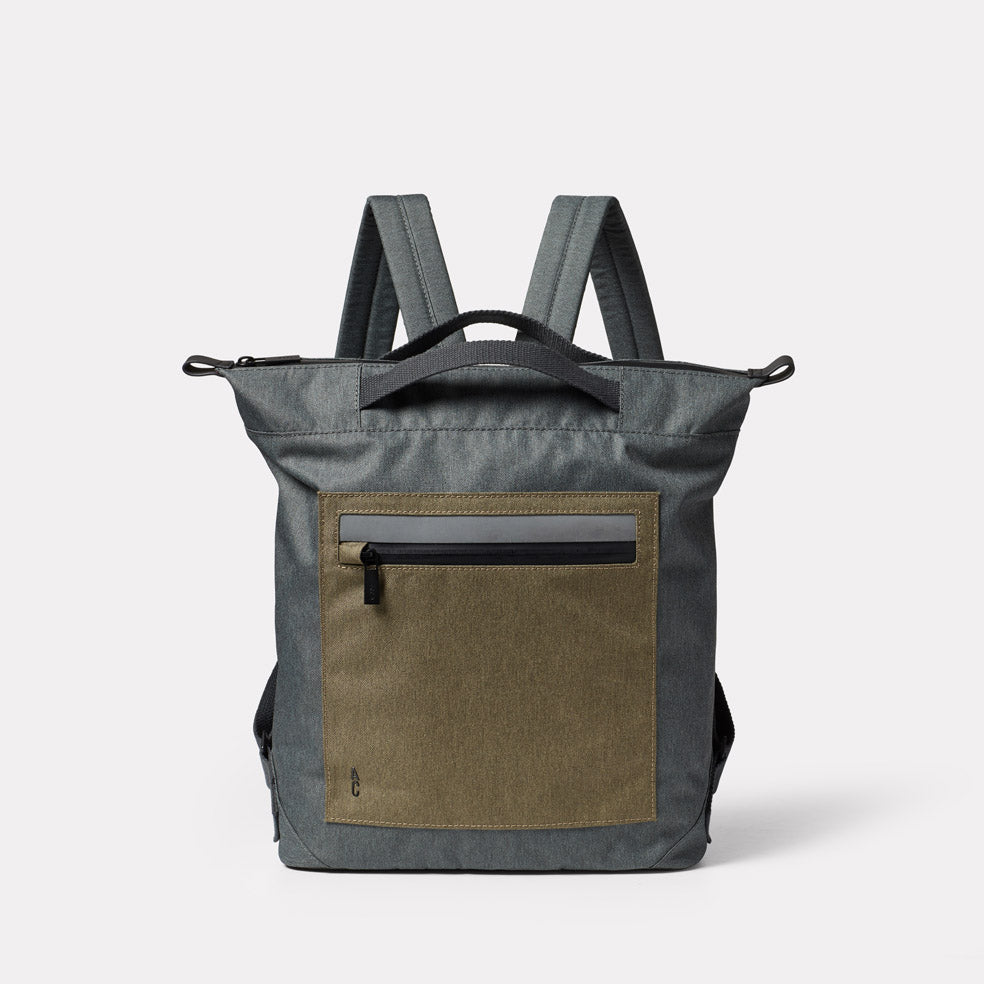 Mini Hoy Travel and Cycle Backpack in Drizzle Green Ally Capellino