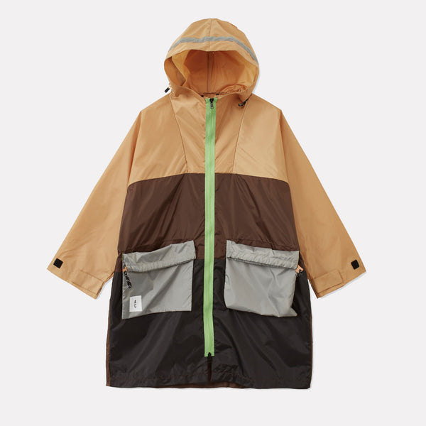 Hamish Packable Mac in Brown front