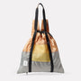 Harvey Packable Drawstring Tote/Backpack in Beige front