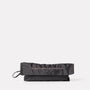 Harry Packable Zip Top Tote/Backpack in Beige folded pouch