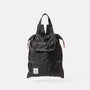Harry Packable Zip Top Tote/Backpack in Black front