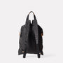 Harry Packable Zip Top Tote/Backpack in Black back
