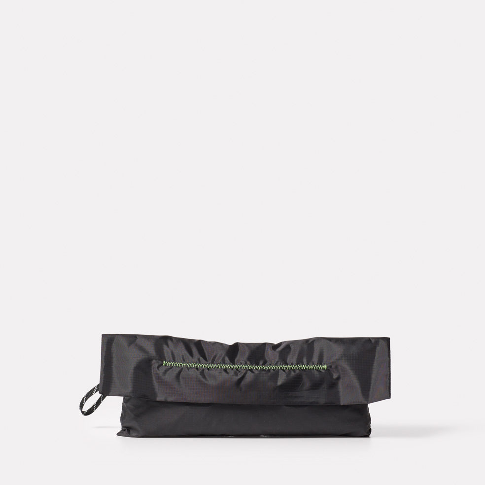 Harry Packable Zip Top Tote/Backpack in Black