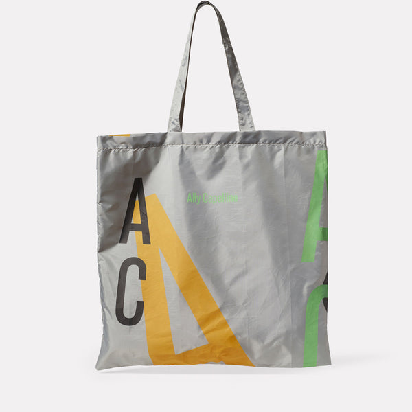 Hurst Packable Tote Bag in Grey