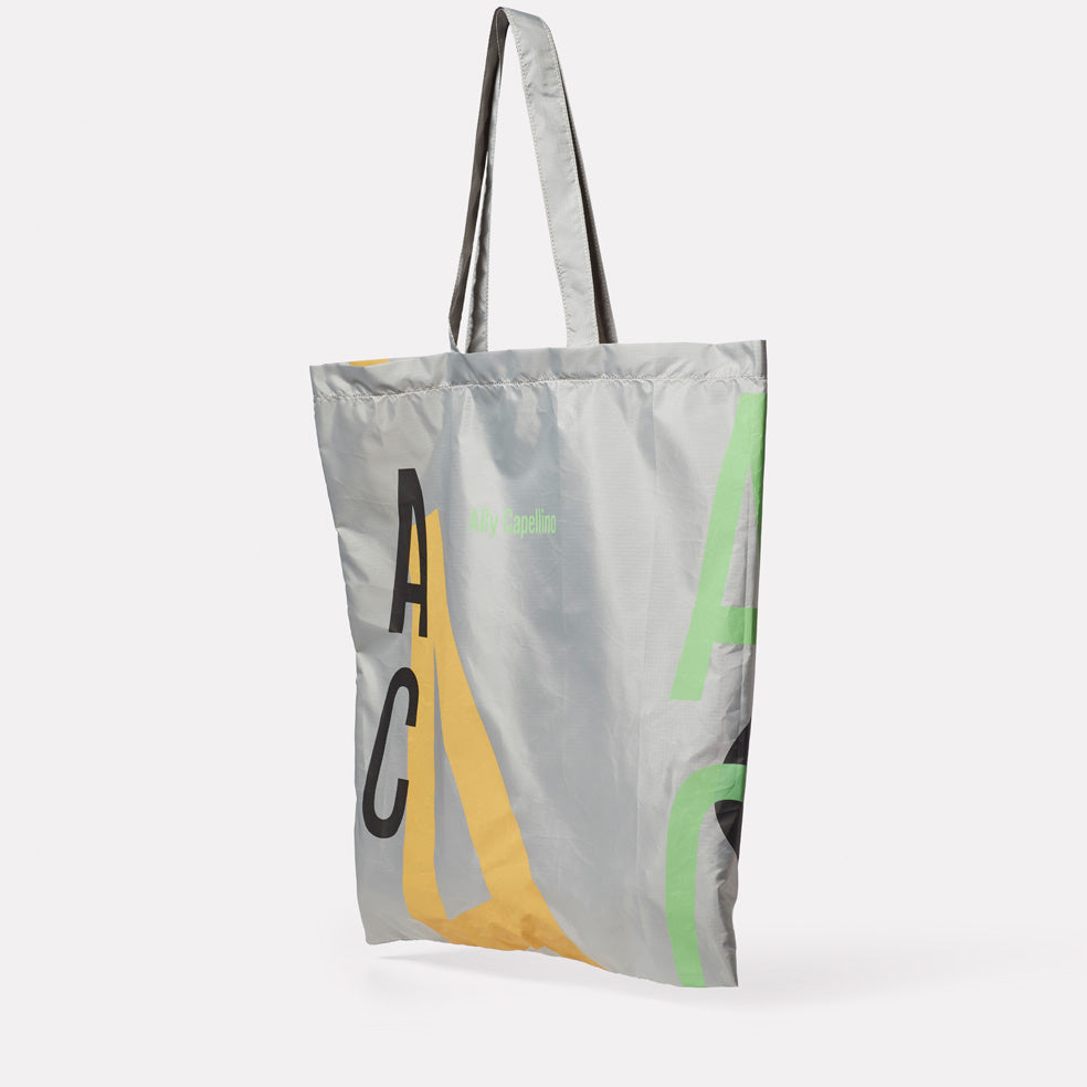 Hurst Packable Tote Bag in Grey