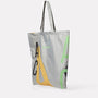 Hurst Packable Tote Bag in Grey side view