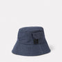 Bik Canvas Hat in Dark Navy pocket detail