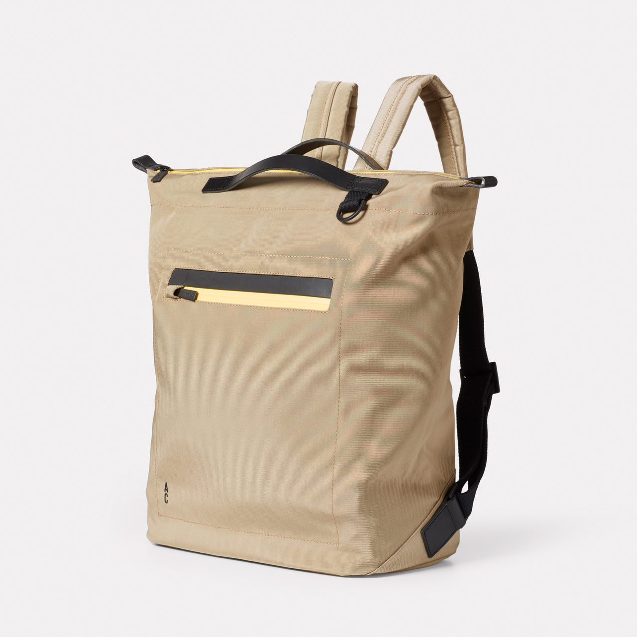 Hoy Travel Cycle Recycled Backpack in Sand