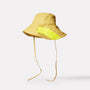 Shade Cotton Canvas Hat in Yellow back