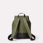 Dean Waxed Canvas Drawstring Backpack in Green For Men and Women
