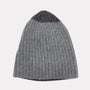 100% Lambswool Knit Hat in Charcoal & Grey For Women and Men