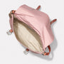 Jeremy Small Waxed Cotton Satchel in Chalky Pink