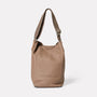 Vivienne Rochelle Leather Bucket Bag in Taupe