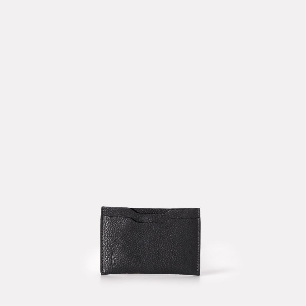 Pete Calvert Leather Card Holder in Black