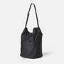 Lloyd Waxed Cotton Bucket Bag in Black-BUCKET-Ally Capellino-Ally Capellino