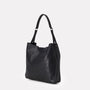 Ally Capellino, Leather, Shoulder bag, leather, black leather, bag, East London, Portabello Road, Italian Leather, Stitched, A4 Folder, Magnet close, Vegetable tanned leather, 
