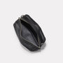 SS19, womens, leather, black, crossbody, black leather, leather crossbody, black leather crossbody, crossbody bag, black crossbody bag, shoulder bag, 