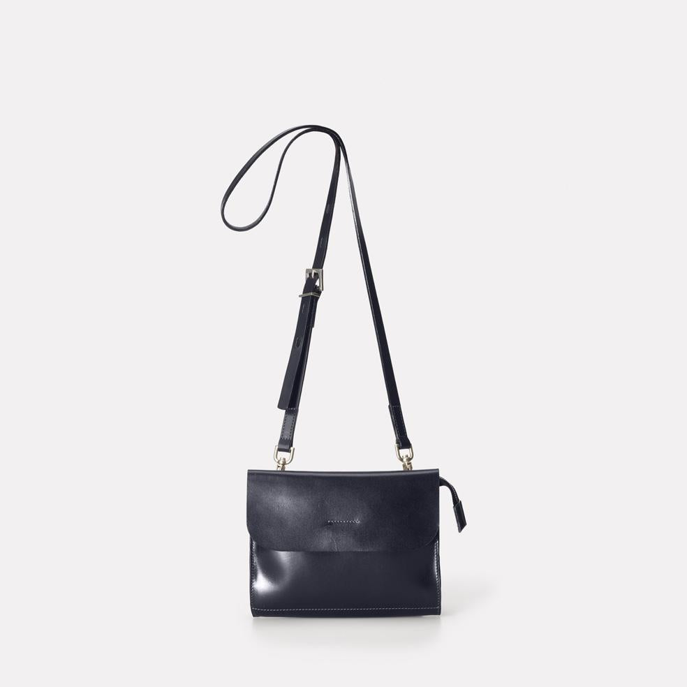 Jean leather crossbody top bag