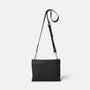 Irenie Small Rochelle Leather Crossbody Bag in Black