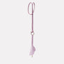 Kamal Stitched Leather Key Ring Lanyard in Lilac Purple for Men and Women