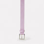 Arty 2cm Leather Belt in Lilac Purple for Men and Women