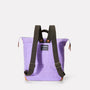 Frances Waxed Cotton Utility Rucksack in Lilac