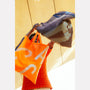 AC hurst tote bag orange model image
