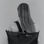 Hoy Leather Backpack in Black