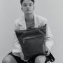 Hoy Leather Backpack in Black