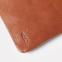 Ally Capellino Hocker Large Leather Purse Redwood Logo Detail