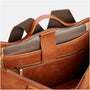 Ally Capellino Hoy Mini Calvert Leather Backpack Redwood Inside Detail
