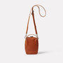 Ally Capellino Hurley Calvert Leather Crossbody Bag Redwood Back Detail