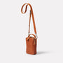 Ally Capellino Hurley Calvert Leather Crossbody Bag Redwood side detail