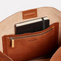 Ally Capellino Lloyd Calvert Leather Bucket Bag Redwood Pocket Detail