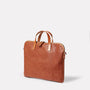 Ally Capellino Marcus Calvert Leather Folio Bag Redwood Side View