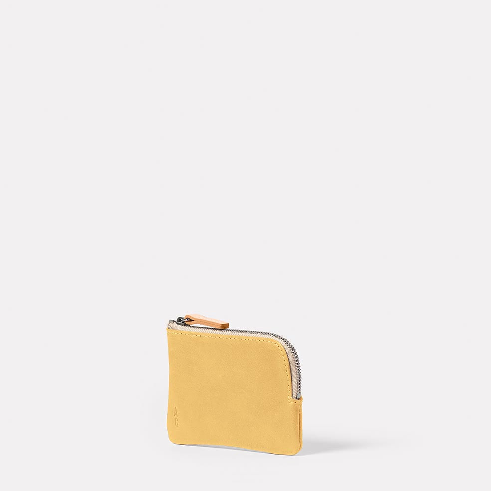 Hocker Small Calvert Leather Purse in Yellow