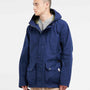 Ally Capellino x Barbour Ernest Waxed Cotton Jacket in Navy on Model