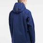 Ally Capellino x Barbour Ernest Waxed Cotton Jacket in Navy Back on Model