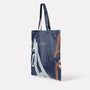 Hurst Packable Tote Bag in Navy side view